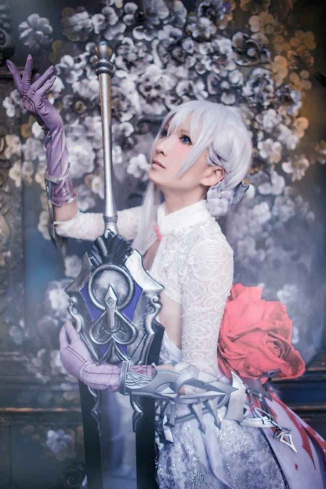 【cos正片】纯白衣裙即忠义之证