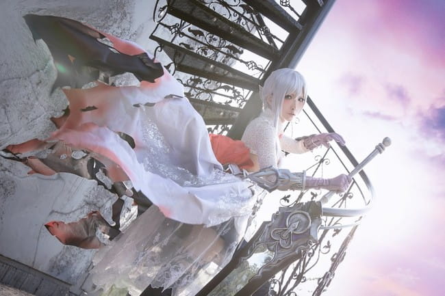 【cos正片】纯白衣裙即忠义之证