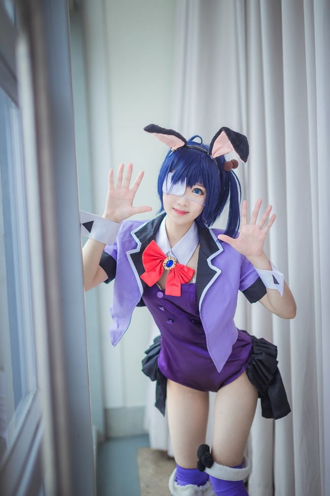 【cos场照】小鸟游六花兔女郎场照