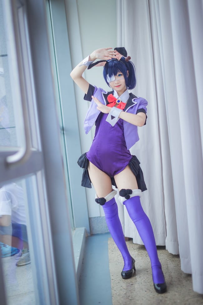 【cos场照】小鸟游六花兔女郎场照