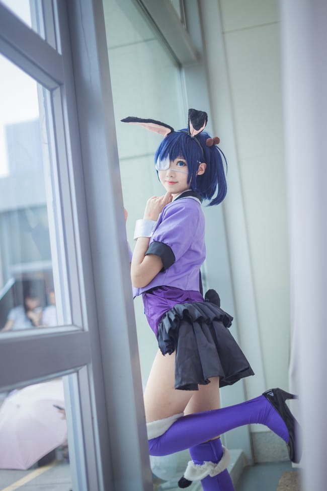 【cos场照】小鸟游六花兔女郎场照