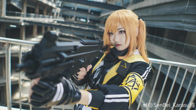 少女前线 双马尾 枪械少女 cosplay