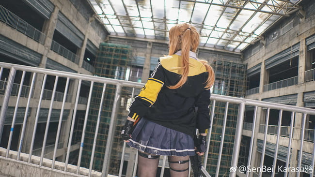 少女前线 双马尾 枪械少女 cosplay