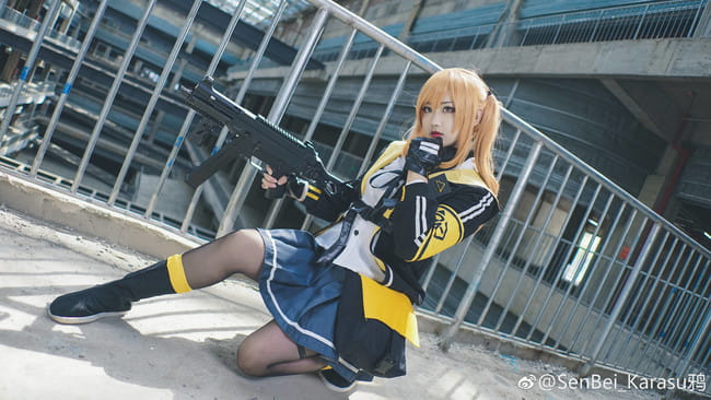 少女前线 双马尾 枪械少女 cosplay