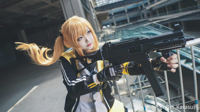 少女前线 双马尾 枪械少女 cosplay