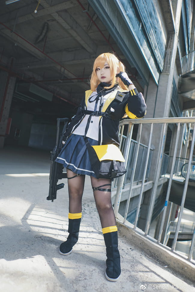 少女前线 双马尾 枪械少女 cosplay