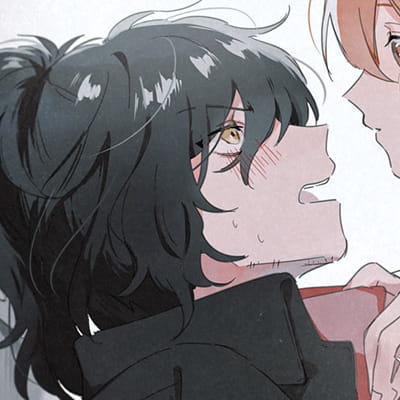 我们站着 不说话 就十分美好 一左一右唯美动漫情侣头像