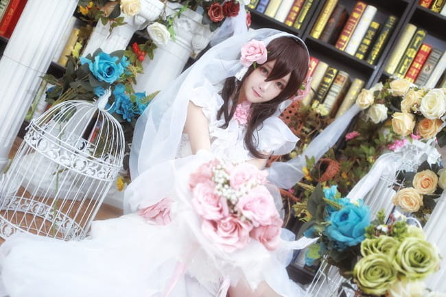 VOCALOID 南北组 洛天依 乐正绫 言和 花嫁 cosplay