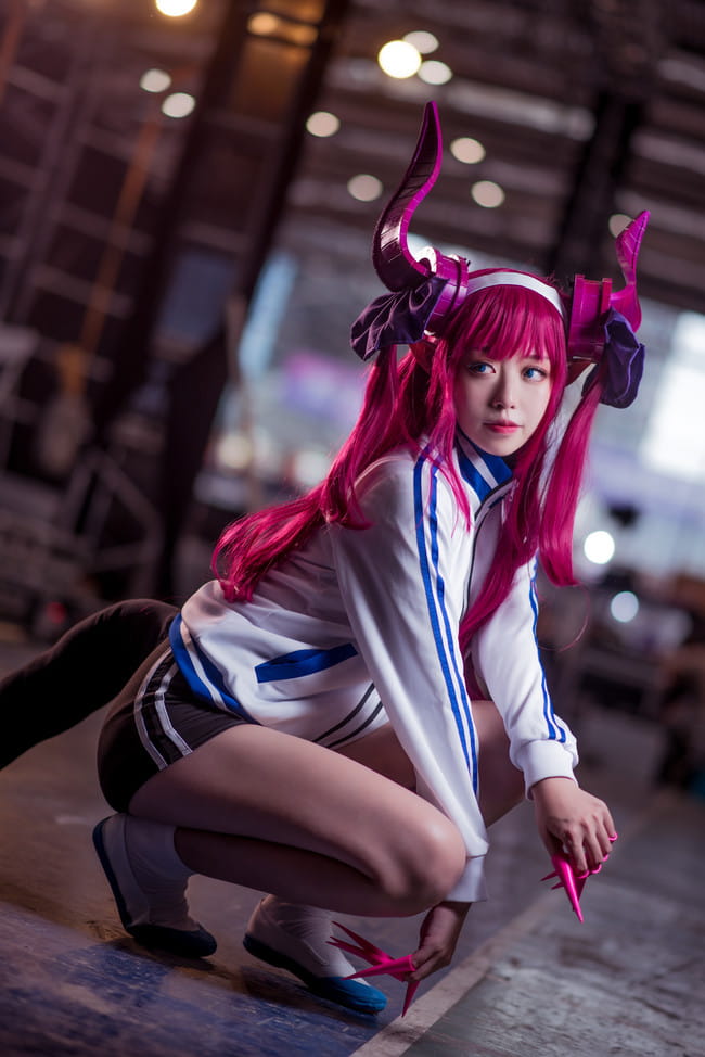 Fate/Grand Order COS 龙娘 体操服