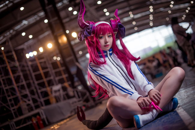 Fate/Grand Order COS 龙娘 体操服