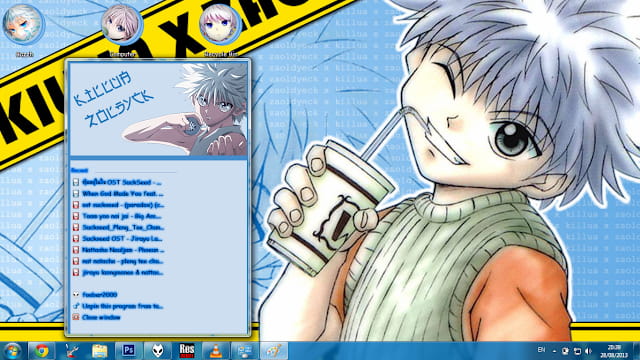 Windows7 萌化电脑主题 全职猎人 奇牙