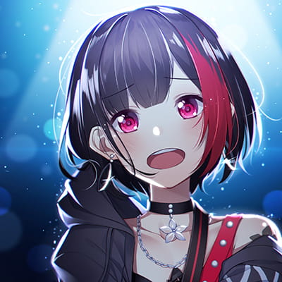 淑女只让她心仪的人摸她的头发 高清唯美动漫女生头像