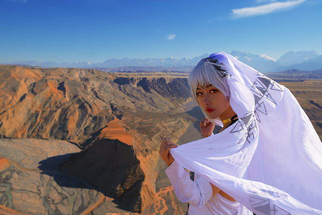 Fate/Grand Order 黑皮 阿提拉 旅拍 cosplay