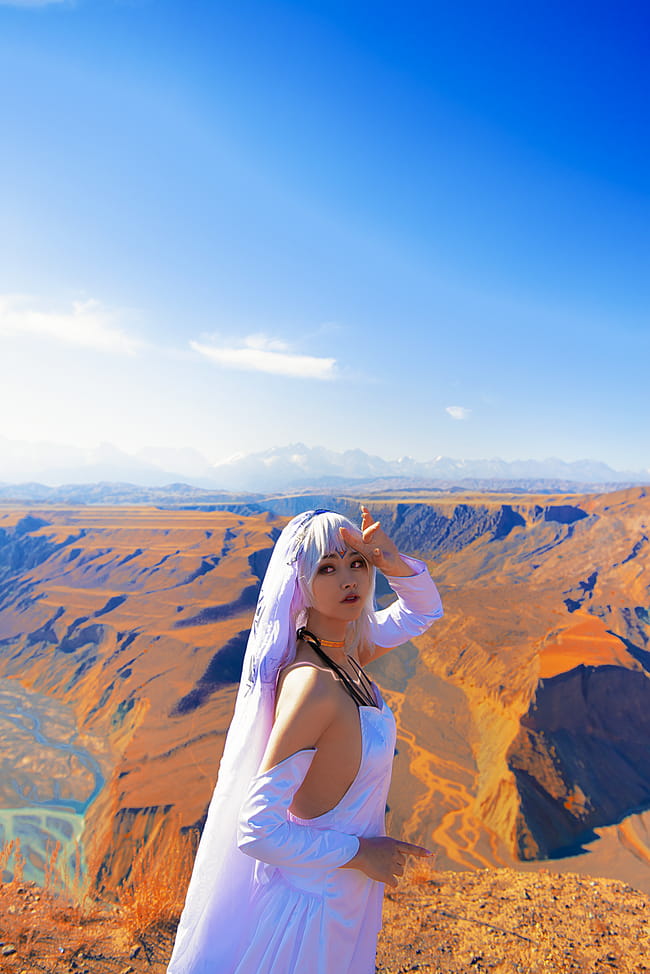 Fate/Grand Order 黑皮 阿提拉 旅拍 cosplay