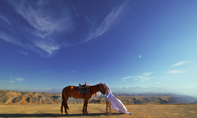 Fate/Grand Order 黑皮 阿提拉 旅拍 cosplay