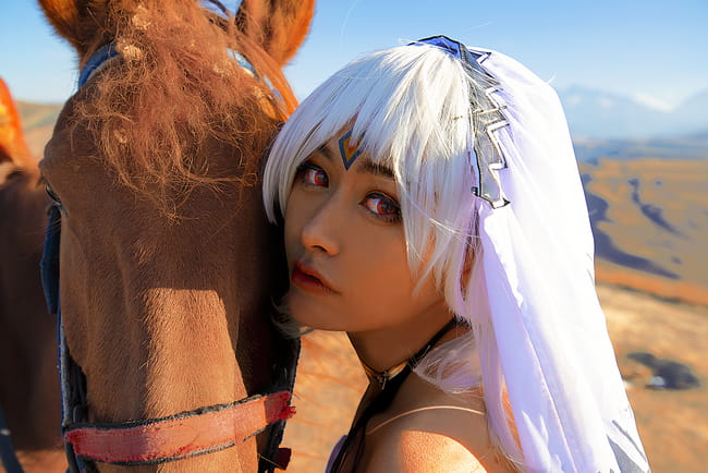 Fate/Grand Order 黑皮 阿提拉 旅拍 cosplay