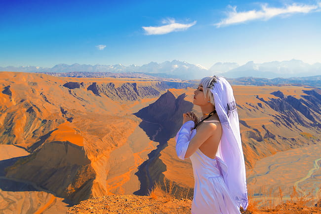 Fate/Grand Order 黑皮 阿提拉 旅拍 cosplay