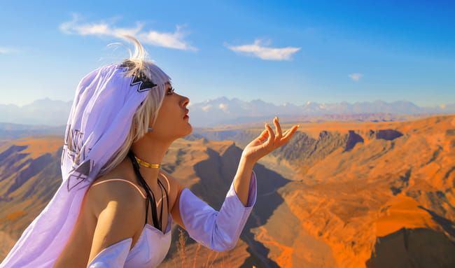 Fate/Grand Order 黑皮 阿提拉 旅拍 cosplay