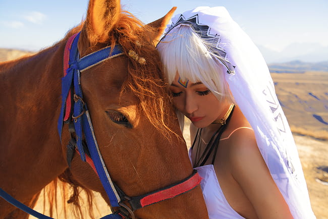 Fate/Grand Order 黑皮 阿提拉 旅拍 cosplay