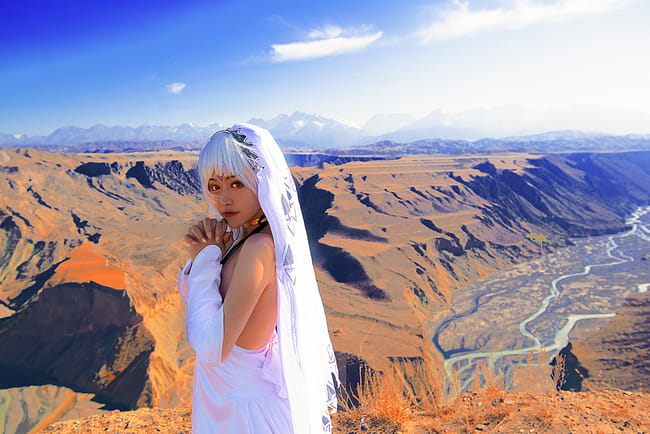 Fate/Grand Order 黑皮 阿提拉 旅拍 cosplay