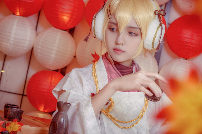 VOCALOID 镜音双子 萌妹 正太 cosplay