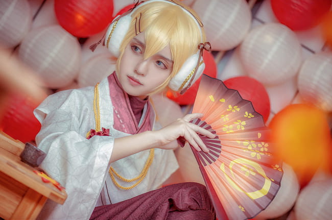 VOCALOID 镜音双子 萌妹 正太 cosplay