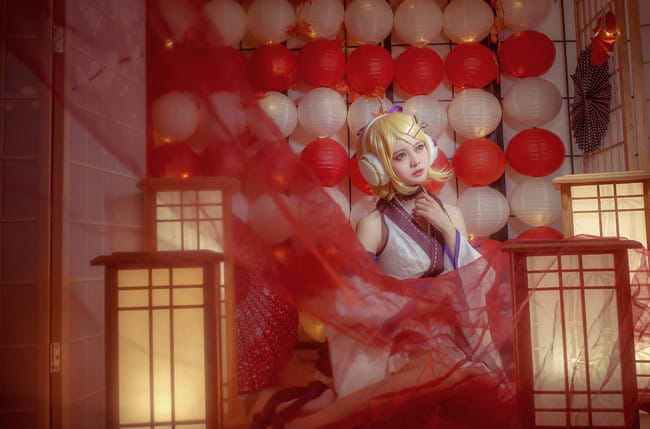 VOCALOID 镜音双子 萌妹 正太 cosplay