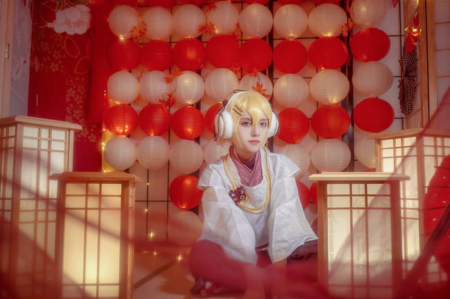 VOCALOID 镜音双子 萌妹 正太 cosplay