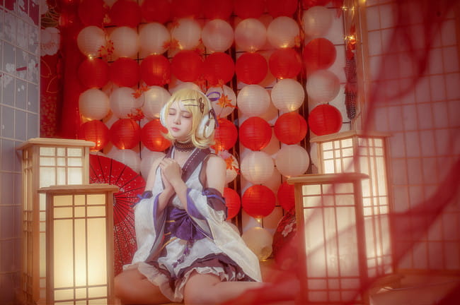 VOCALOID 镜音双子 萌妹 正太 cosplay