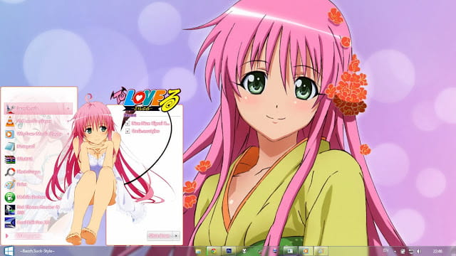 Windows7 萌化电脑主题 出包王女 菈菈·萨塔琳·戴比路克