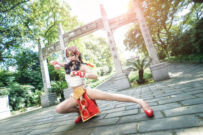 英雄联盟 盲森 性转 高跟鞋 cosplay