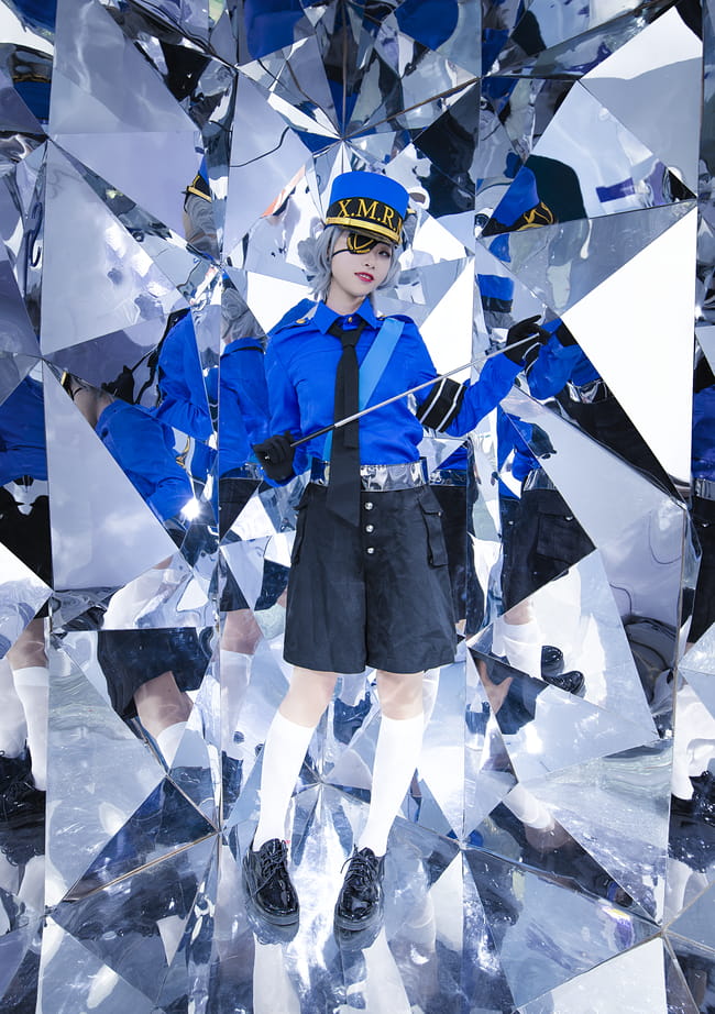 女神异闻录5 白丝 双子 制服 cosplay