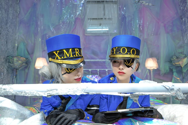 女神异闻录5 白丝 双子 制服 cosplay