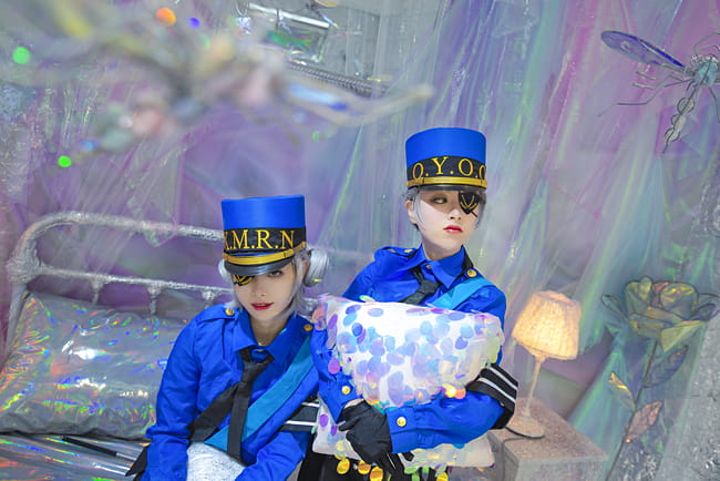 女神异闻录5 白丝 双子 制服 cosplay