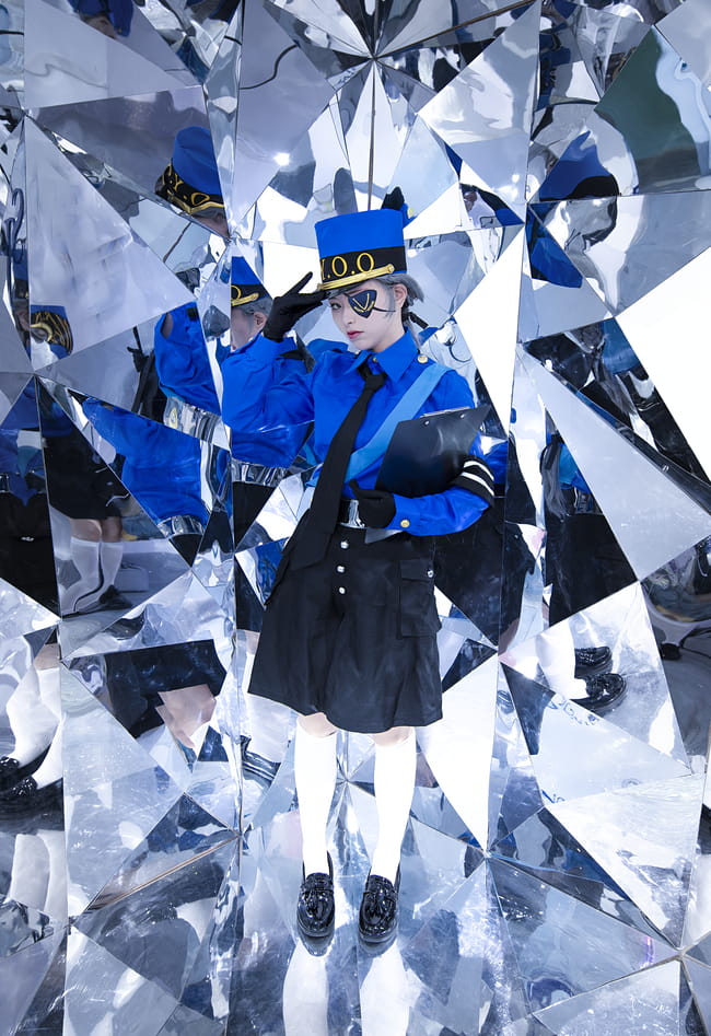 女神异闻录5 白丝 双子 制服 cosplay