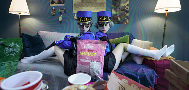 女神异闻录5 白丝 双子 制服 cosplay