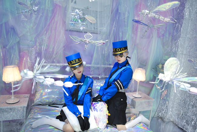 女神异闻录5 白丝 双子 制服 cosplay