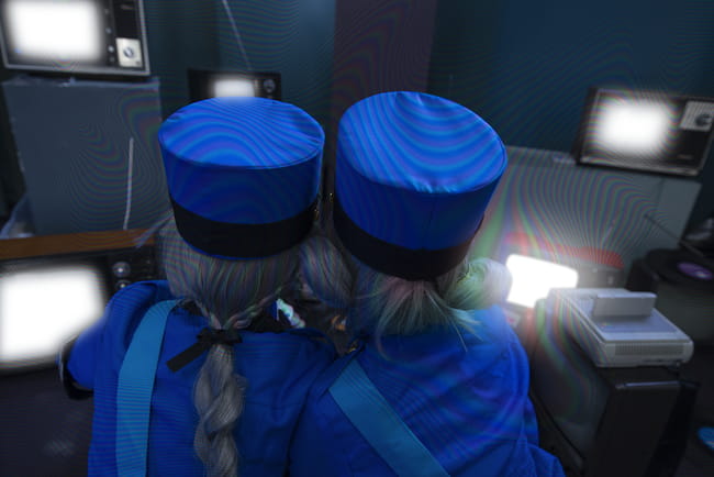 女神异闻录5 白丝 双子 制服 cosplay