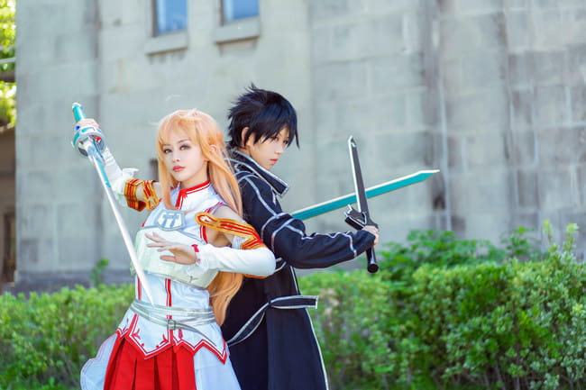 我的命是属于你的亚丝娜 cosplay