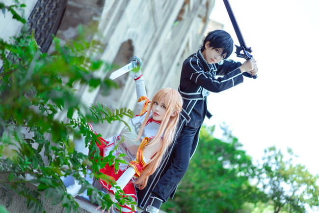 我的命是属于你的亚丝娜 cosplay