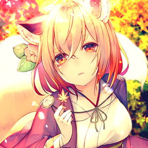 一次小小的邂逅 二次元女生头像