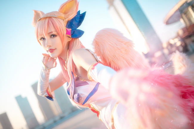 英雄联盟 星之守护者 九尾妖狐阿狸 cosplay