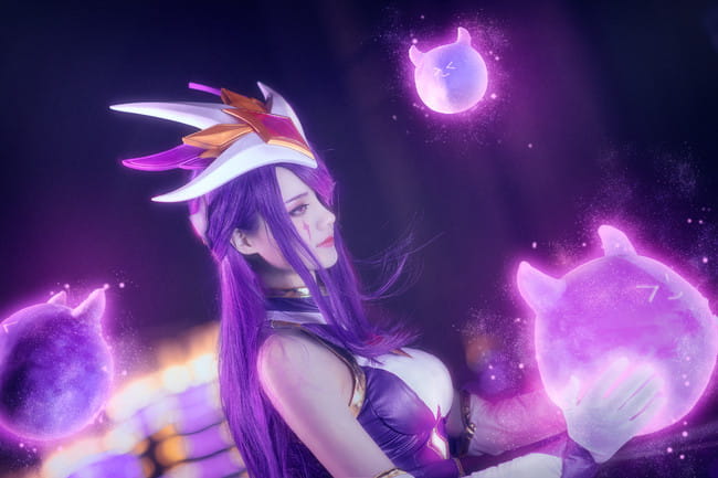 英雄联盟 星之守护者 九尾妖狐阿狸 cosplay