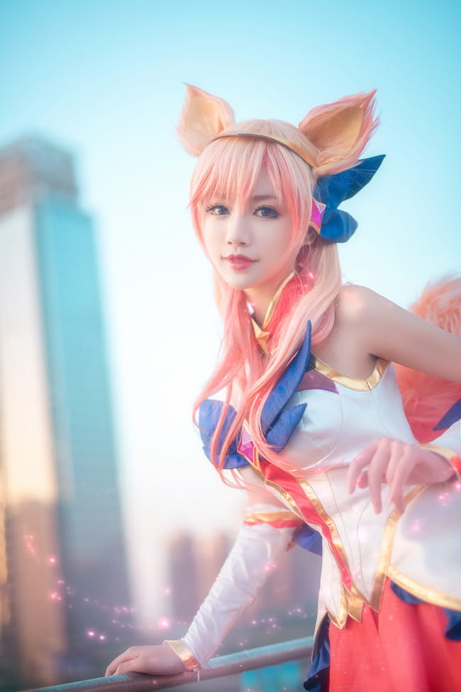 英雄联盟 星之守护者 九尾妖狐阿狸 cosplay