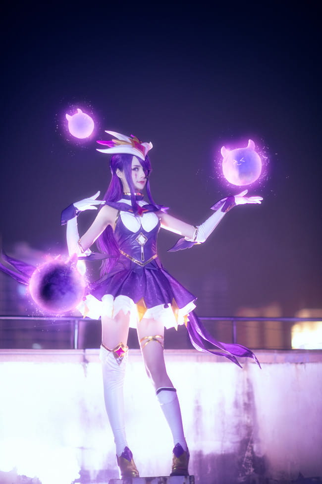 英雄联盟 星之守护者 九尾妖狐阿狸 cosplay