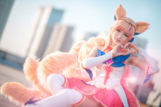 英雄联盟 星之守护者 九尾妖狐阿狸 cosplay