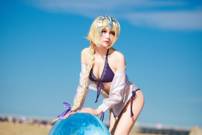 【cos正片】FateExtella 贞德 泳装