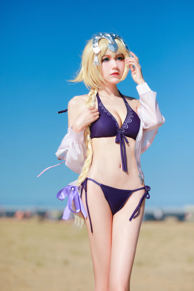 【cos正片】FateExtella 贞德 泳装