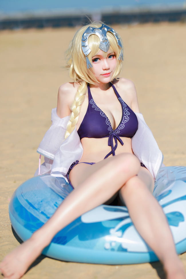【cos正片】FateExtella 贞德 泳装