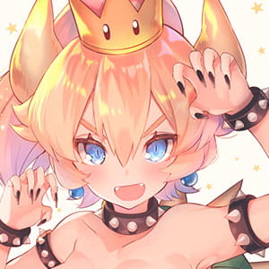 马里奥 库巴基 二次元动漫头像